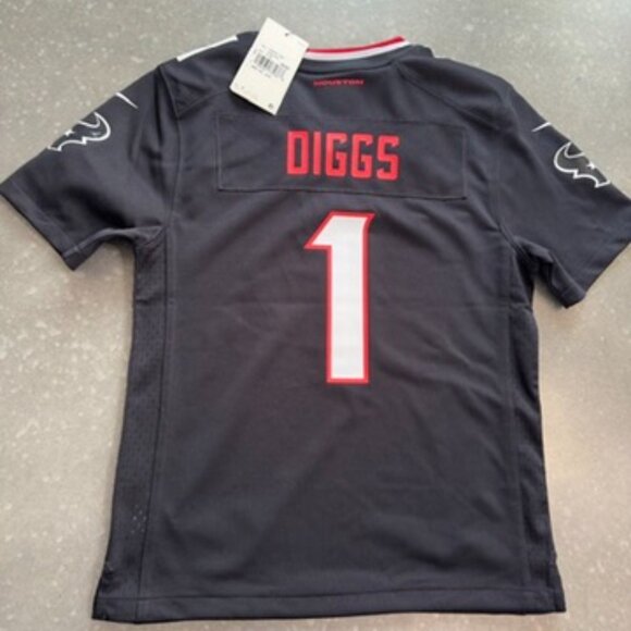 Houston Texans Nike NFL Jersey Stefon Diggs #1 Black – Size M - Picture 3 of 12